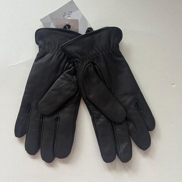 3M Thinsulate Mens Insulated Leather Gloves Brown Small - Picture 2 of 5